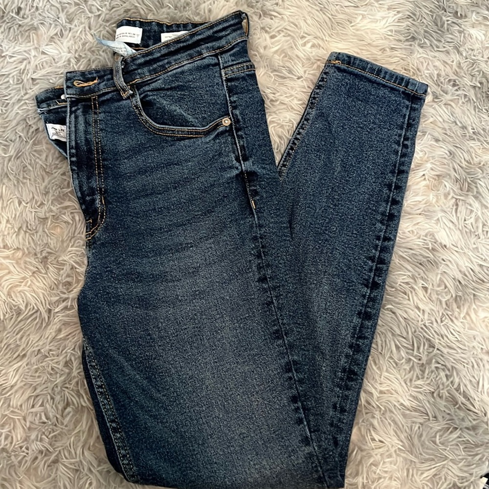 Zara High Rise Mom Jean